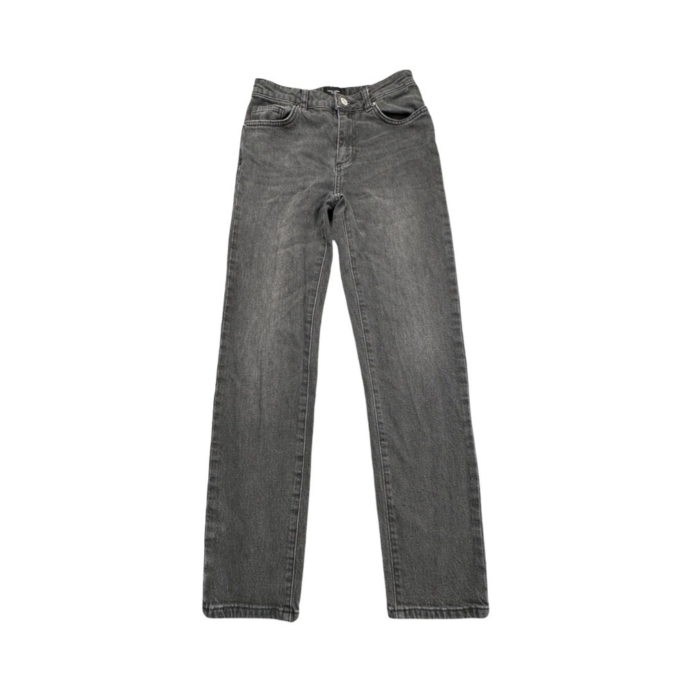 Vero Moda Jeans Womens 26 Black VMCARLA HR REG STRANK J Straight High Rise Denim